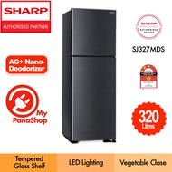 Sharp Smile Series Refrigerator Fridge Peti Sejuk ( 320L ) SJ-327MDS / SJ327MDS