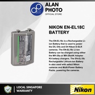 Nikon EN-EL18c Rechargeable Lithium-Ion Battery (10.8V, 2500mAh) for Nikon D5, D6, D4S, and D4