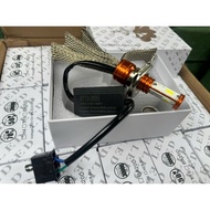 CYT radiator peacock tail LED headlights with 3 pins H4 and M5 - 2025 Ma777