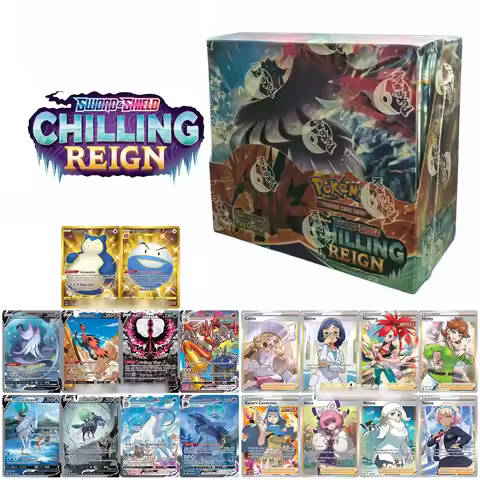 Pokemon Card v10 Booster TCG Chilling Reign Sword & Shield Pokemon Booster Box Gigantamaxing English