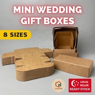 Mini Kraft Box | Wedding Kraft Paper Box | Party Gift Box | Berkat Box | Snack Box | Jewellery Gift Box