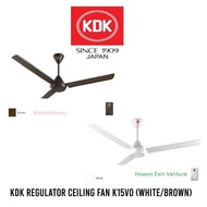 KDK K15V0 / K15V0-PBR 60" 3 Blade Ceiling Fan / Kipas Siling [**2 SETS**]