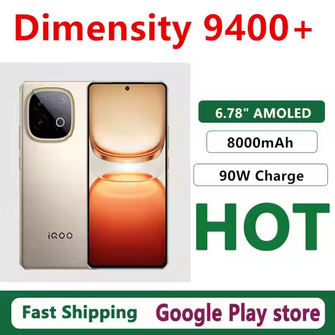Original Vivo Iqoo Z10 Turbo Plus Mobile Phone Dimensity 9400+ 50.0MP Camrea 8000mAh Battery 90W Cha