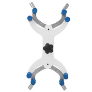 Myhome-sg Laboratory Chemistry Bilateral Iron Burette Clamp Dropper Holder Clip Experiment Fixing Ac