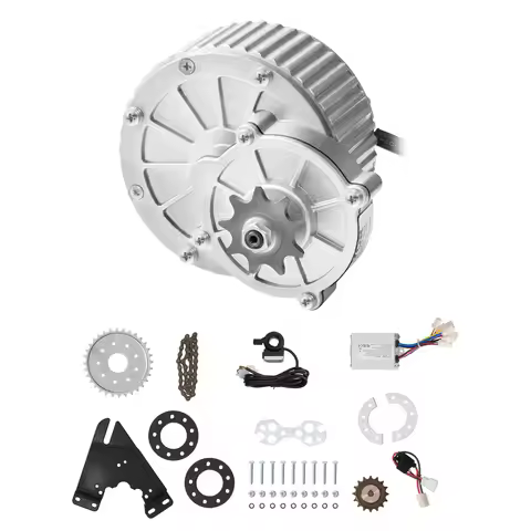 SucceBuy 450W Electric Brushed DC Motor Kit 36V 3000rpm Motor w/ Speed Controller Thumb Throttle Kit