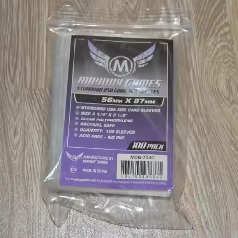 200pcs/lot Mayday mini Cards Sleeves 41x6356x 87 large size Card Sleeves clear cards Protector Pack 