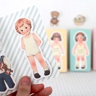 韓國【Afrocat】paper doll mate sticky memo〈Tom〉便條貼 標籤貼 記事貼