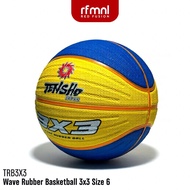 Tensho TRB3X3 Wave Rubber Basketball 3x3 Size 6