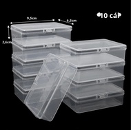 Nhựa Trong Suốt Chơi Bài Hộp Bảo Quản Hộp Đựng 3/5/10 Chiếc Xi Thẻ Trò Chơi Người Tổ Chức Board Game