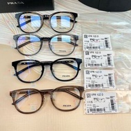 眼鏡 PRADA普拉達VPR12Z-D眼鏡框黑色玳瑁色透明灰意大利4 平光鏡 太陽鏡 墨鏡 禮物