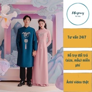 Ao dai bride to Han Nghien, engagement ao dai, bridal ao dai - Munn ao dai