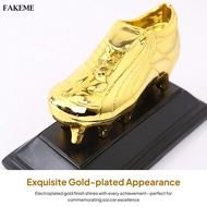 [SharprepublicefMY] Soccer Trophy Gold Boot Football Award Cup Player Trophy Resin Shoe Ornament Sui