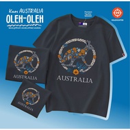 T-SHIRT BY AUSTRALIA SIDNEY MELBOURNE WEAR AUSTRALIA COTTON 30S PREMIUM SOUVENIR GIFT