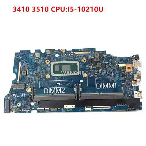 CN-0DT6K3 CN-0J6VTW For Dell Latitude 3410 3510 Laptop Motherboard CPU:I5-10210U i5-10310U CN-0PD7RH