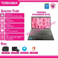 Obral Laptop Murah Toshiba R731 Corei3Gen2 Ram4GB SSD128GB