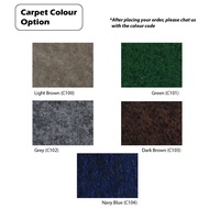 Aluminium Frame Carpet Notice Board Wall Notice Board size 1x1 1.5x1 1.5x2 2x3 3x4 Papan Kenyataan