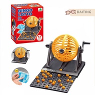 DAITING Bingo chip đồ chơi Bingo trò chơi thiết lập xổ số máy mini chip đồ chơi người lớn giả vờ chơ