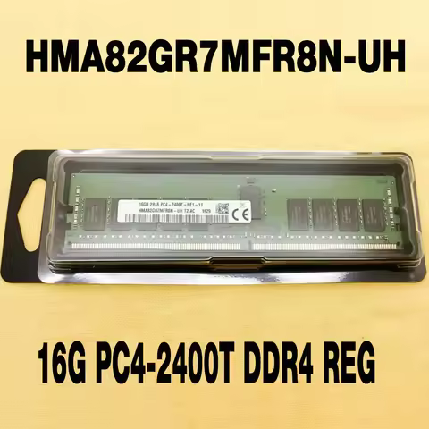1PCS HMA82GR7MFR8N-UH 16G PC4-2400T DDR4 REG For SKhynix Server Memory