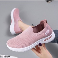 SEPATU SNEAKERS WANITA TANPA TALI KETS IMPORT RUNNING LARI CASUAL SIMPLE S1 MODEL TERBARU