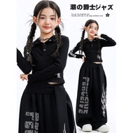 Jazz Dance Practice Suit Girl Autumn Performance Costume Ready stock 10211