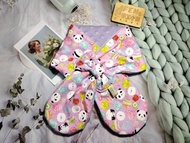 日本布蒂芬妮粉底熊貓棒棒糖蝴蝶結圍脖-不分年齡圍脖-短圍巾-