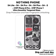Nothing Phone 3 - 3A Lite - 3A Pro - 3A - 2A Plus - 2A - CMF 2 Pro Tempered Glass Screen Protectors
