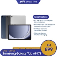 Samsung Galaxy Tab A9 LTE (4GB+64GB) Tablet - Original 1 Year Warranty by Samsung Malaysia