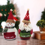 【SG in stock】Christmas gift  Decor Dolls Santa Claus snowman Christmas tree hanging decoration Christmas gift