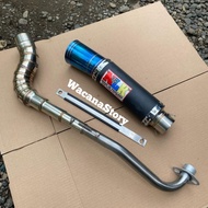Exzos Open Racing Manifold 28mm 1Sett NLK Coating For Ex5 Wave100 Wave125 Dash110/125 Future125 lege