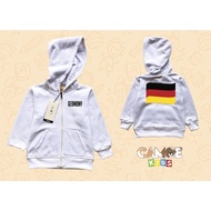 KIDS World Cup Children's Zipper Hoodie Jacket Germany World Cup
