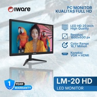 ALGOO - LM-20FHD 20 Inch Full HD LED Monitor Cashier Monitor