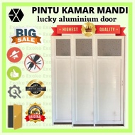 Pintu Kamar Mandi/Pintu Utama/Pintu Kamar Aluminium 70Cm X2M -Putih