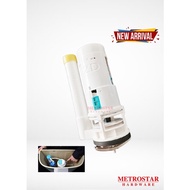 Morix Push Button Dual Flush Outlet Valve For 1 Piece Universal Toilet Bowl