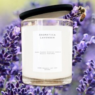 เทียนหอม Soy Wax กลิ่น Aromatica Lavender 300g / 10.14 oz Double wicks candle (45 - 55 hours) อโรมาติก้า ลาเวนเดอร์
