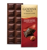Godiva Signature Roasted Almond Dark Chocolate 90g