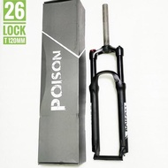 Fork poison 26 - fork sepeda 26 - fork sepeda ukuran 26 - fork 26 -