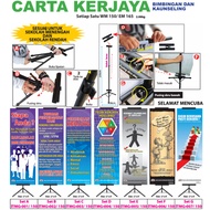 CARTA KERJAYA BIMBINGAN DAN KAUNSELING 2'X6' SEKOLAH SCHOOL BANNER