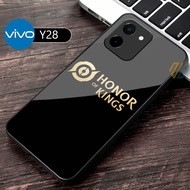 VIVO Y28 - Softcase Glass Kaca - Casing VIVO Y28 - Terbaru Case VIVO Y28