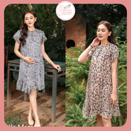 Váy Bầu Mùa Hè Hoa Nhí Cánh Tiên Chất Liệu Voan Mát Mềm Đủ Size Cho Mẹ Bầu Và Sau SinhTừ 47-85kg BE