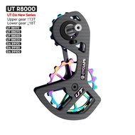 CYCLAMI UT 105 Bicycle Ceramic Bearing Carbon Fiber Jockey Pulley Wheel Set Rear Derailleurs Guide F