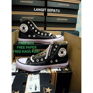 HITAM Super PREMIUM CHILDREN'S SCHOOL SHOES HIGH CONVERSE SHOES CHILDREN'S CONVERSE SHOES MEN'S CONV