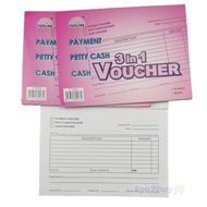 Topline Payment Voucher / Petty Cash Voucher / Cash Voucher  3 in 1 50's ( V-T68503 )