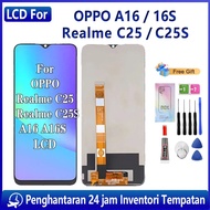 ORIGINAL LCD Untuk OPPO A16 / 16S / Realme C25 / C25S