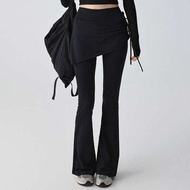 tracksuit woman tracksuit Fake Two-Piece Yoga Pants Micro-Laying Women High-Waisted Hip-Lifting Quic