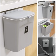 SENENQU Poubelle Suspendue Cuisine avec Couvercle, 9L Poubelle Murale Cuisine, Poubelle Camping Car 