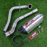 Y15ZR Y16ZR RS150 LC135 5S AHM 35MM-SZR SLC EXHAUST PIPE RACING EX PIPE M3 STEEL NLK UMA SCK TOBAKI 