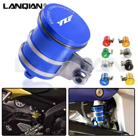 For Yamaha YZF R1 R3 YZF R6 Motorcycle CNC Rear Brake Fluid Tank Reservoir Cup YZF R3 R1 R6 2002 200