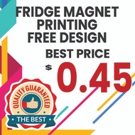 🧡⚡ Fridge Magnet Printing Free Design Best Price [MIN 600PCS]