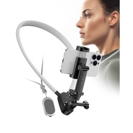 ที่วางโทรศัพท์คอแม่เหล็กสำหรับบันทึกแบบแฮนด์ฟรีสำหรับถ่ายวิดีโอตัวยึดคอ POV/Vlog สำหรับโทรศัพท์แอนดร