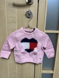 Tommy Hilfiger 嬰兒粉色毛衣